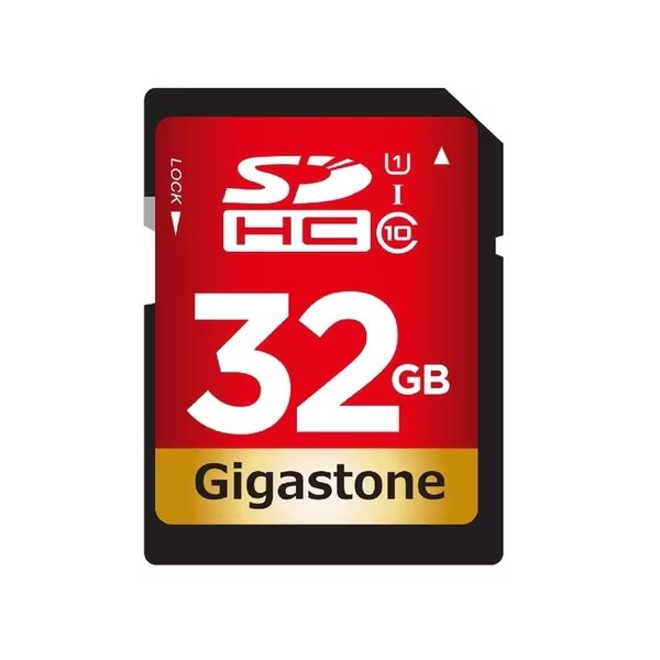 GIGASTONE SDHC 32GB, Gigastone, Mfr#: GS-SDHC80U132G